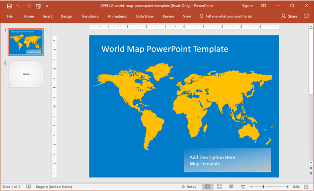best powerpoint templates with maps