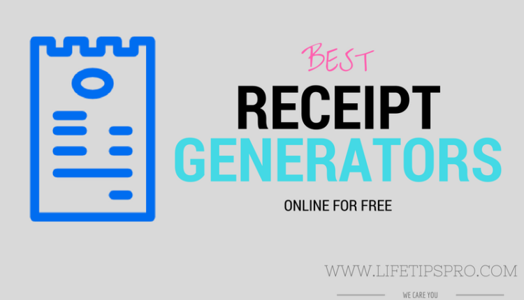 receipt generators