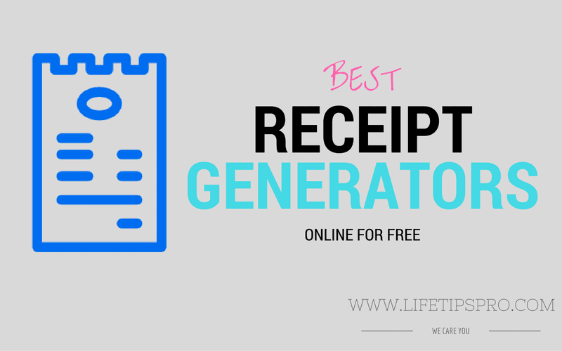 top receipt generators,receipt makers and invoice generators online for free