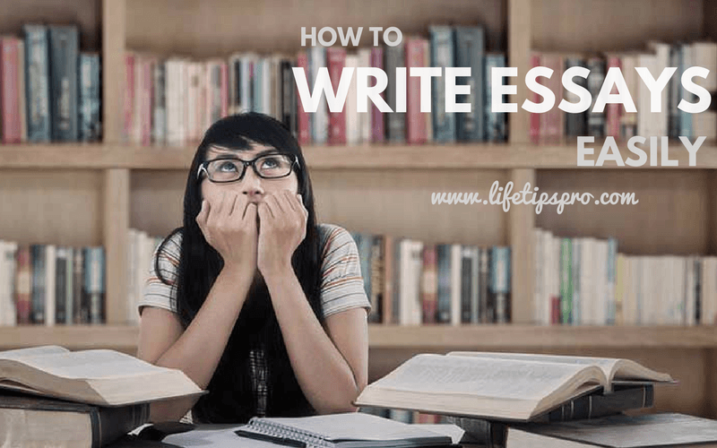 steps to write college essay easily