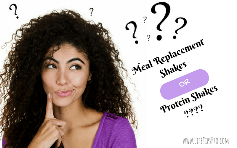 meal replacement shake or protein shake ? We help you to choose