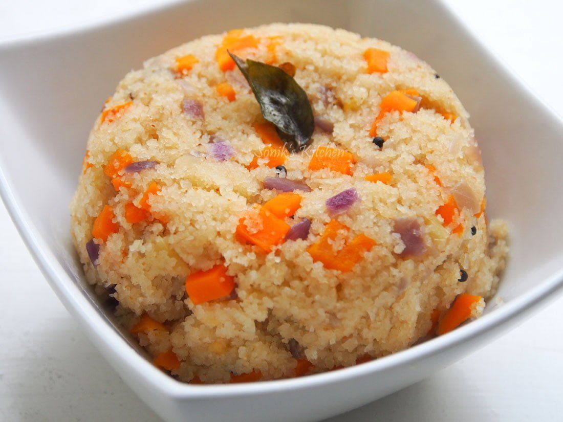 upma south indian recipe for weigh loss