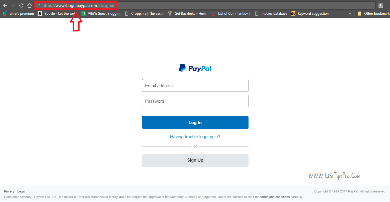 Paypal accounts can be hacked by sending a phishing page
