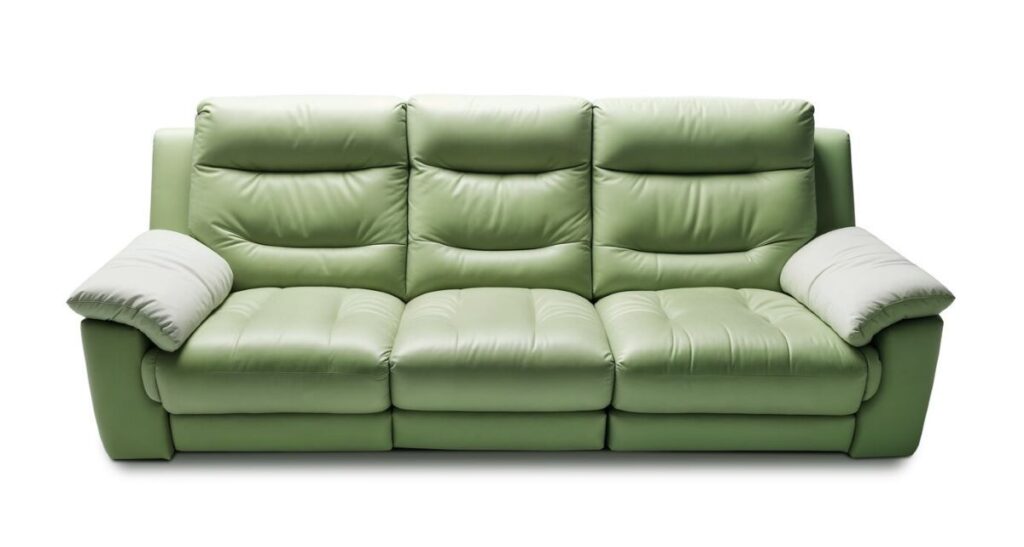 leather three seat sofas